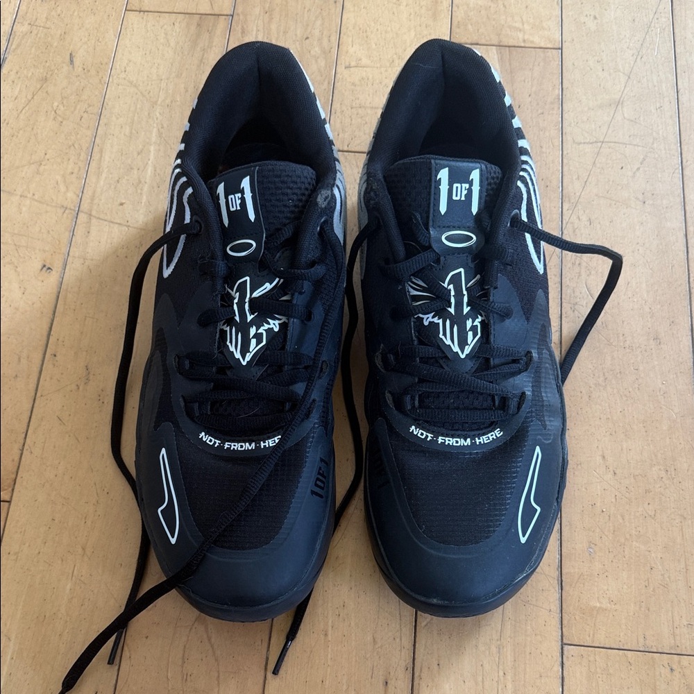 Black Puma Lamelo lo Basketball sneakers